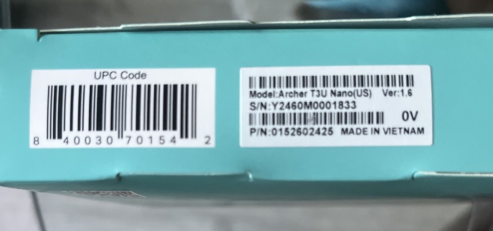 USED TP-Link AC1300 USB WiFi Adapter