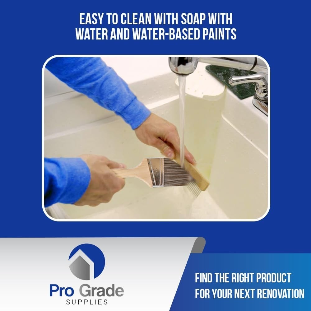 Pro Grade - Paint Brushes - 5 Ea - Paint Brush Set