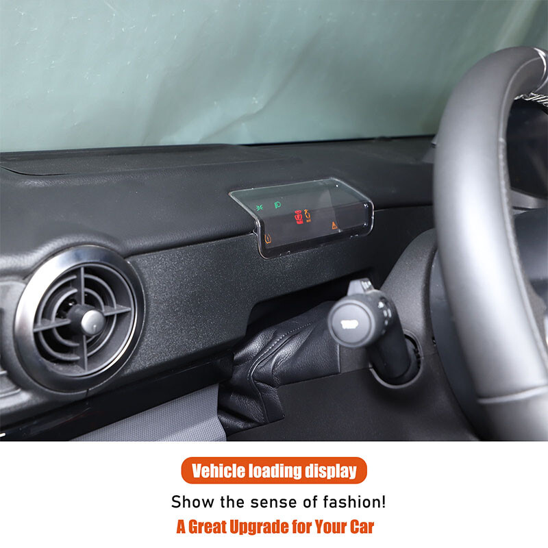 ABS Transparent Warning Light Instrument Panel Dust Cover For Ineos Grenadier