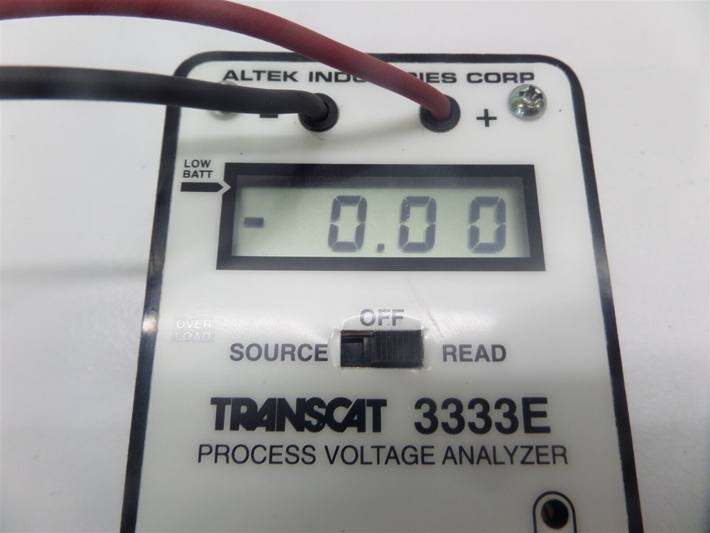 Altek Transcat 3333E Process Voltage Analyzer w/ Leads