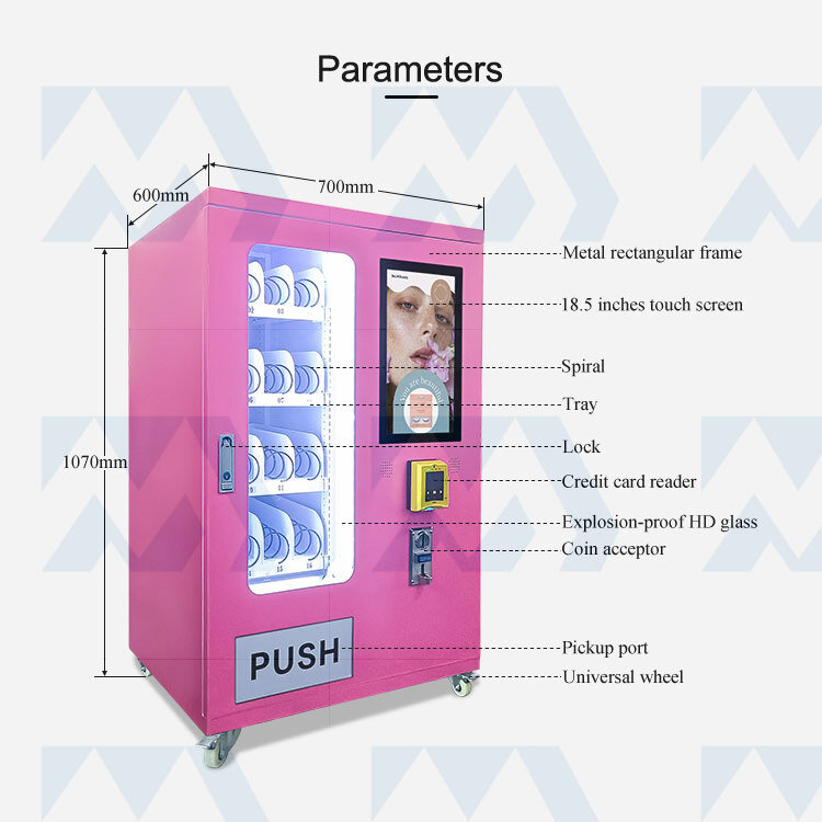 Small Vending Machine Touch Screen Vending With Card Machine Perfume Vending