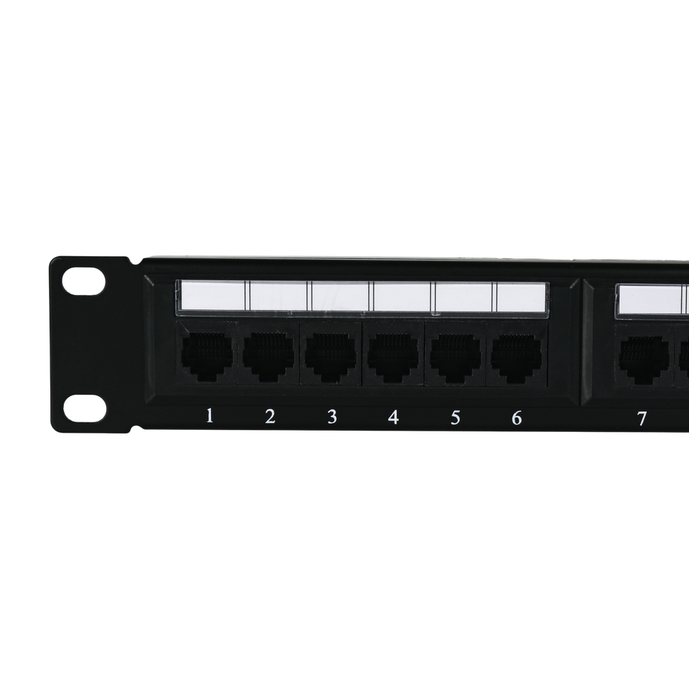 24 port Patch Panel, Cat6 Cat5e Cat5, 110 Type (568A/B)