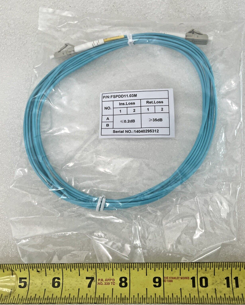New Sealed Fiber Patch Cable FSPDD11-03M Corning Patch Cable