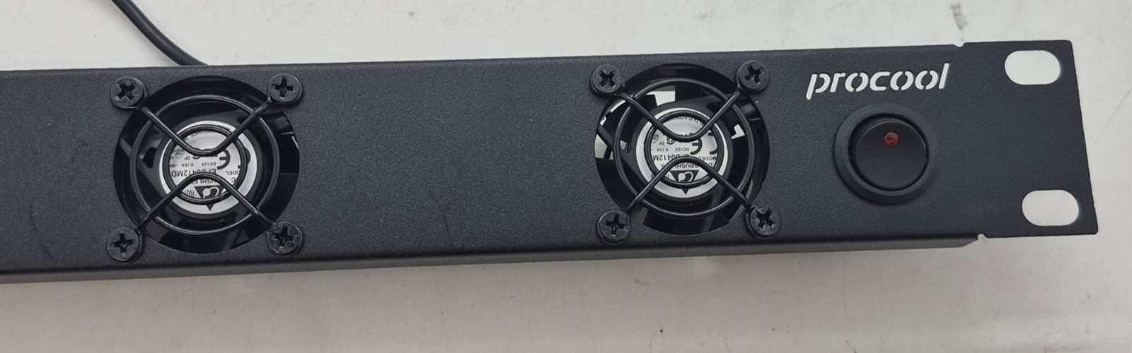 PROCOOL TV440E 1U Rack Mount Exhaust Fan W/ Power adapter