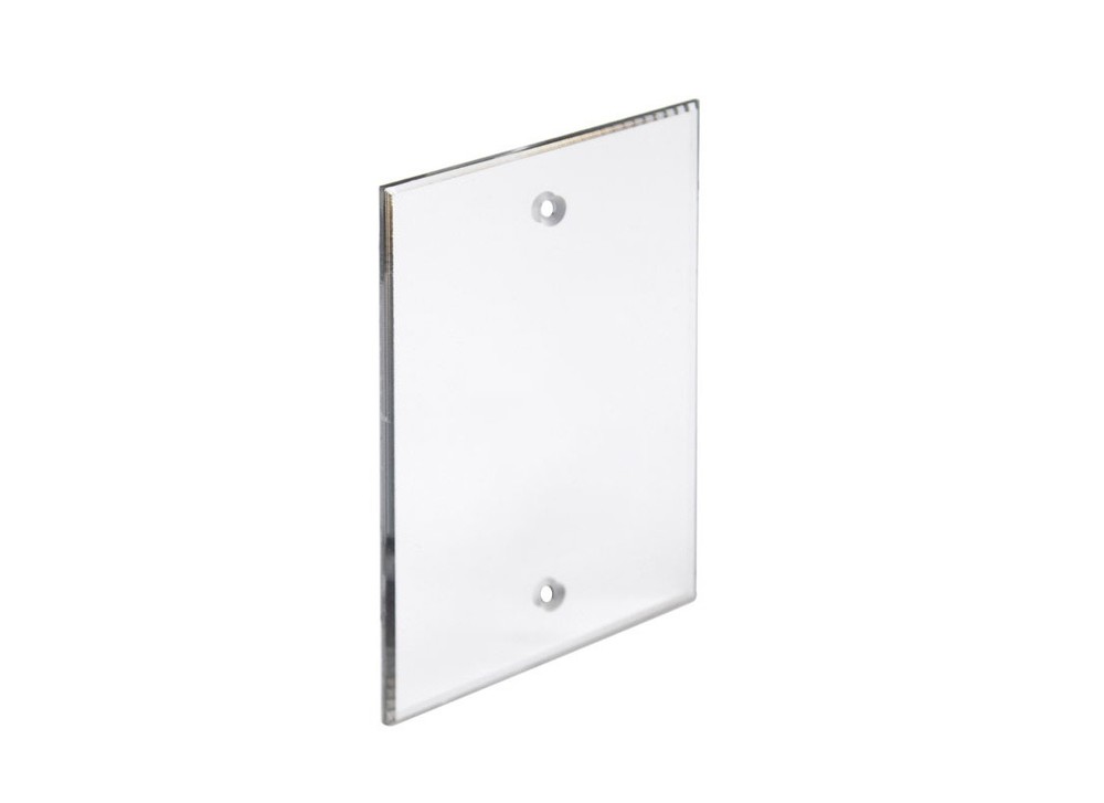 FHC AMP105 Clear Single Blank Acrylic Mirror Plate