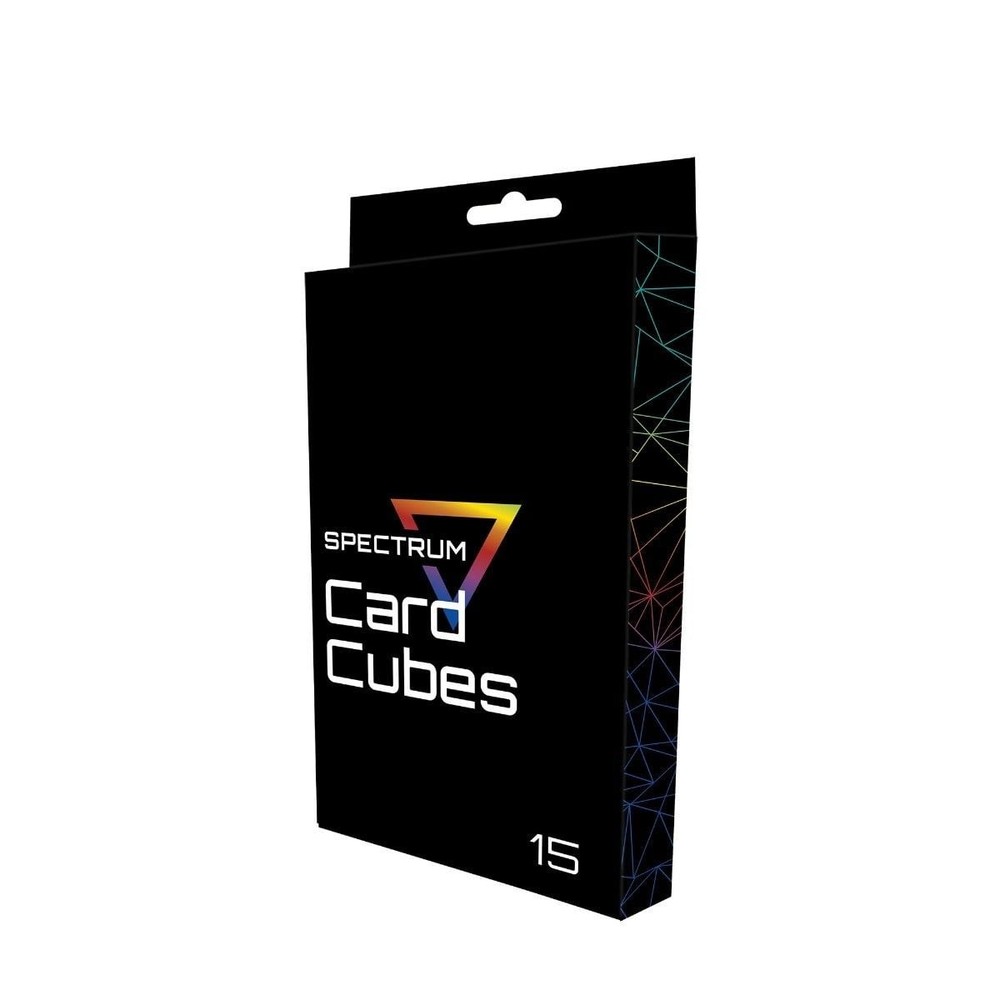 1 pack of 12 BCW Spectrum 15 Count Card Cubes