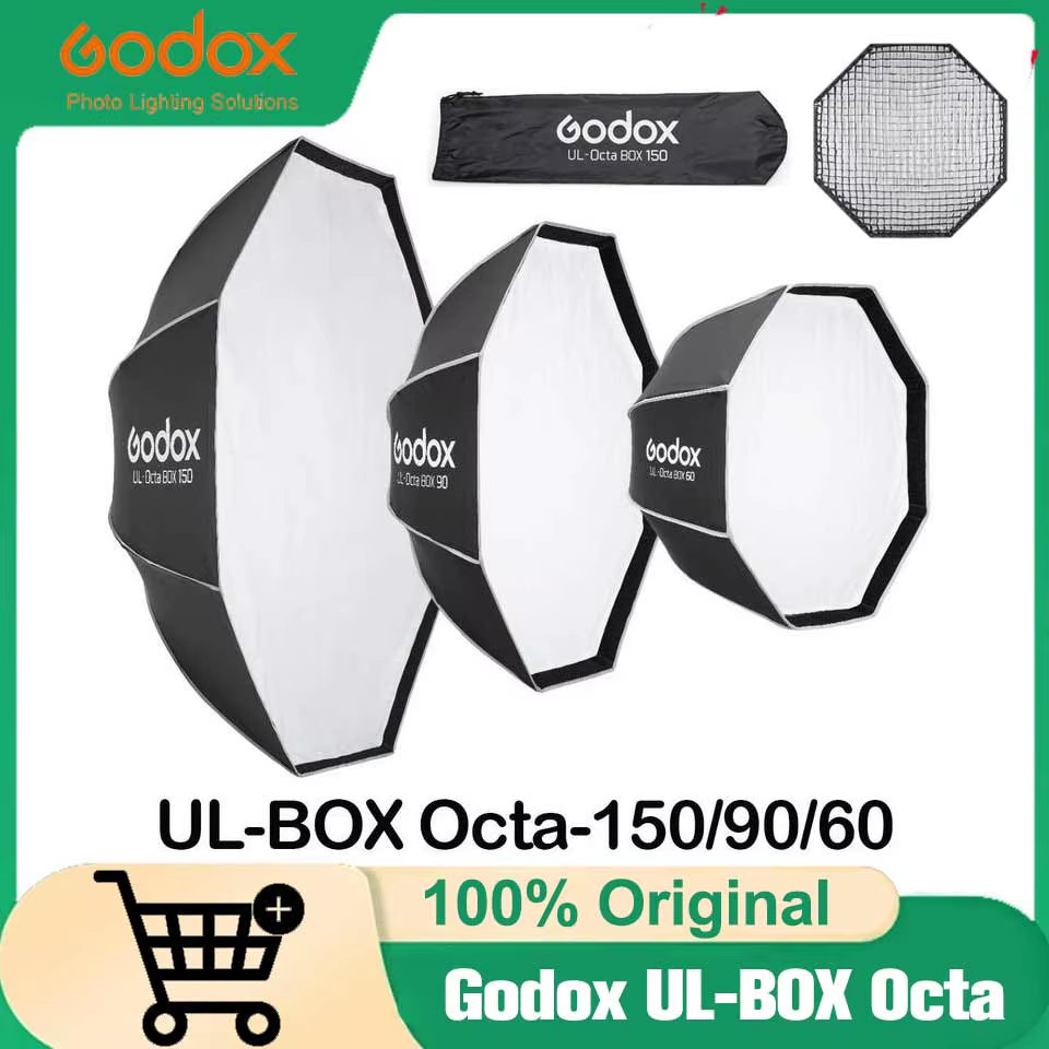 UL-Box 60cm/90/150cm Octagon Softbox, Quick Release Umbrella Softbox, Bowens Mou
