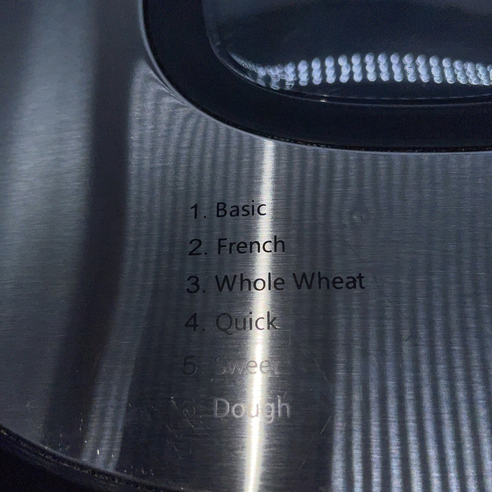 AICOOK 2LB Automatic Bread Maker Machine Tested Working BM4406, White