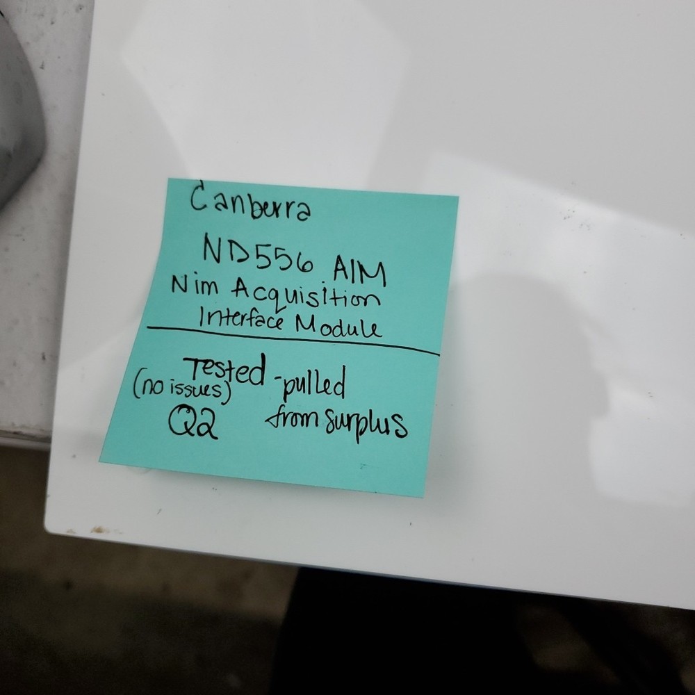 Nuclear Data ND ND556 AIM Acquisition Interface Module NIM BIN -