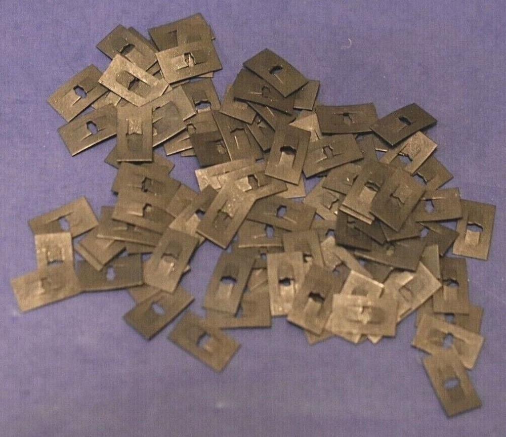 1/16" Stud Size Flat Speed Nuts 7/32" x 3/8" (100) Emblems Scripts Universal