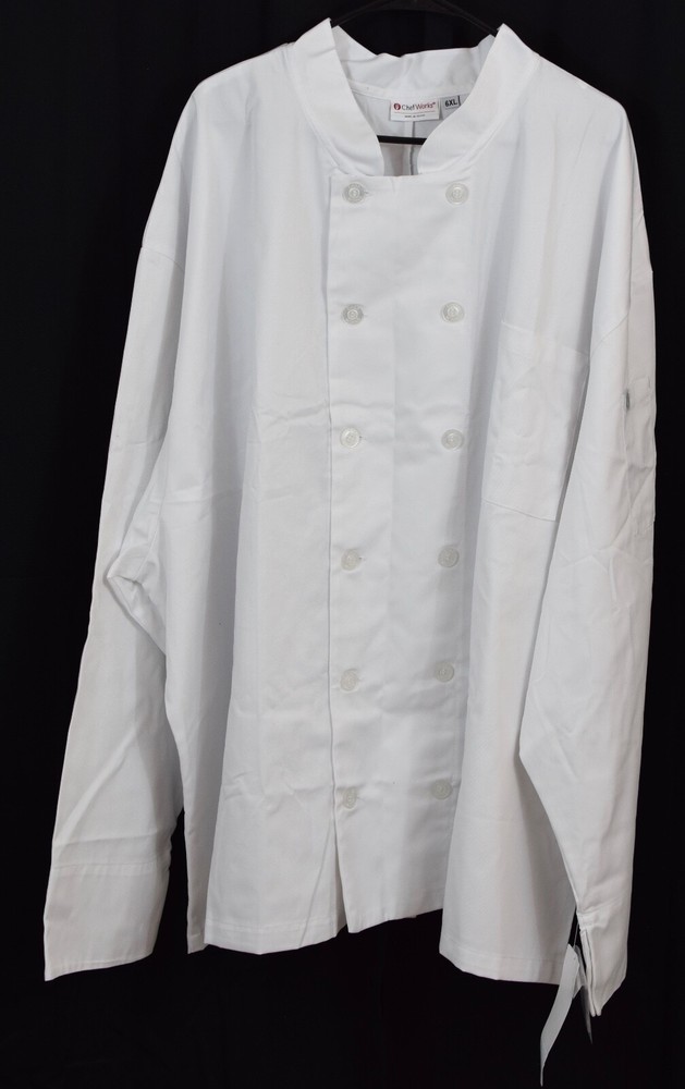 Chef Works Women's Sofia Chef Coat White Size 6XL