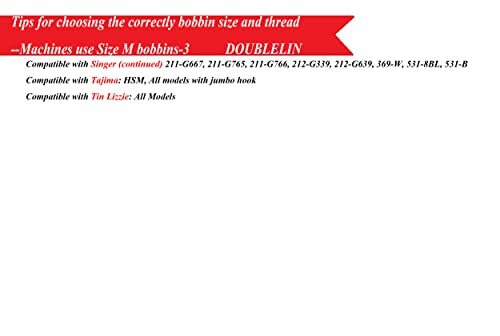 Prewound Bobbin Size M M Multi-Color 75pcs per Box Plastic Sided 40S/2 Polyes...