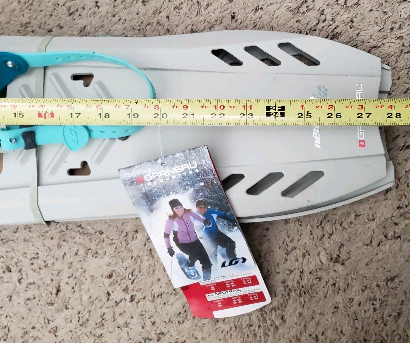 Louis Garneau Neotrail LX II Trail Walking Snowshoes Women's 828 Large NEW