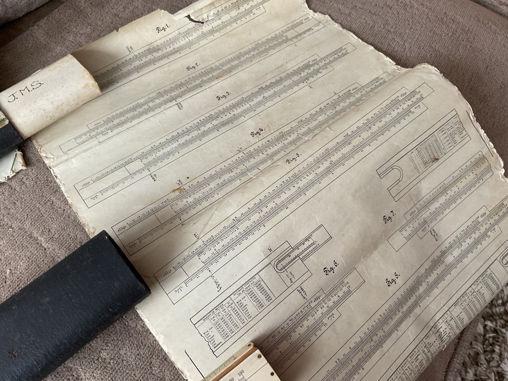 Vintage Slide Rules Bundle x 5