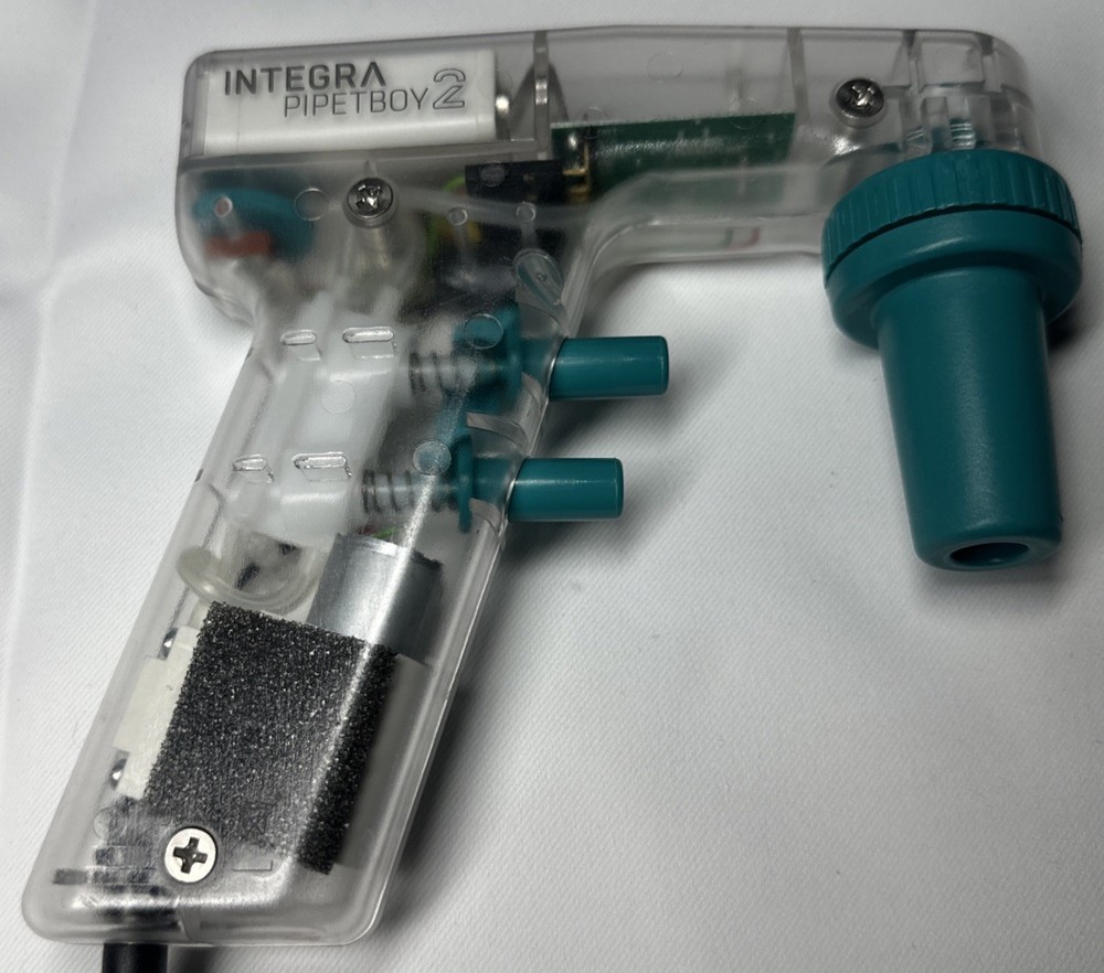 INTEGRA Pipetboy acu2 Automatic Handheld Serological Pipette Controller Clear