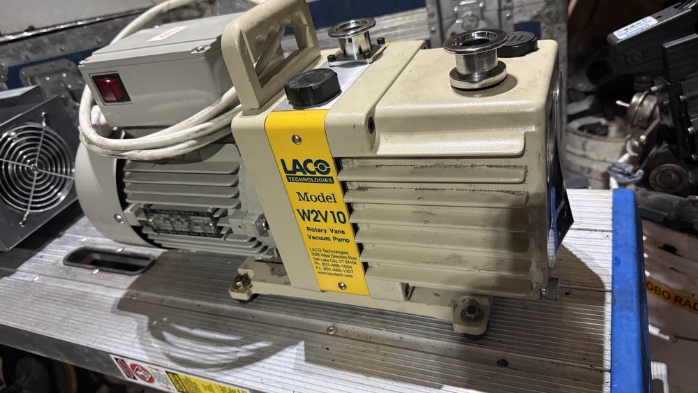 LACO Technologies W2V10 Rotary Vane Vacuum Pump.