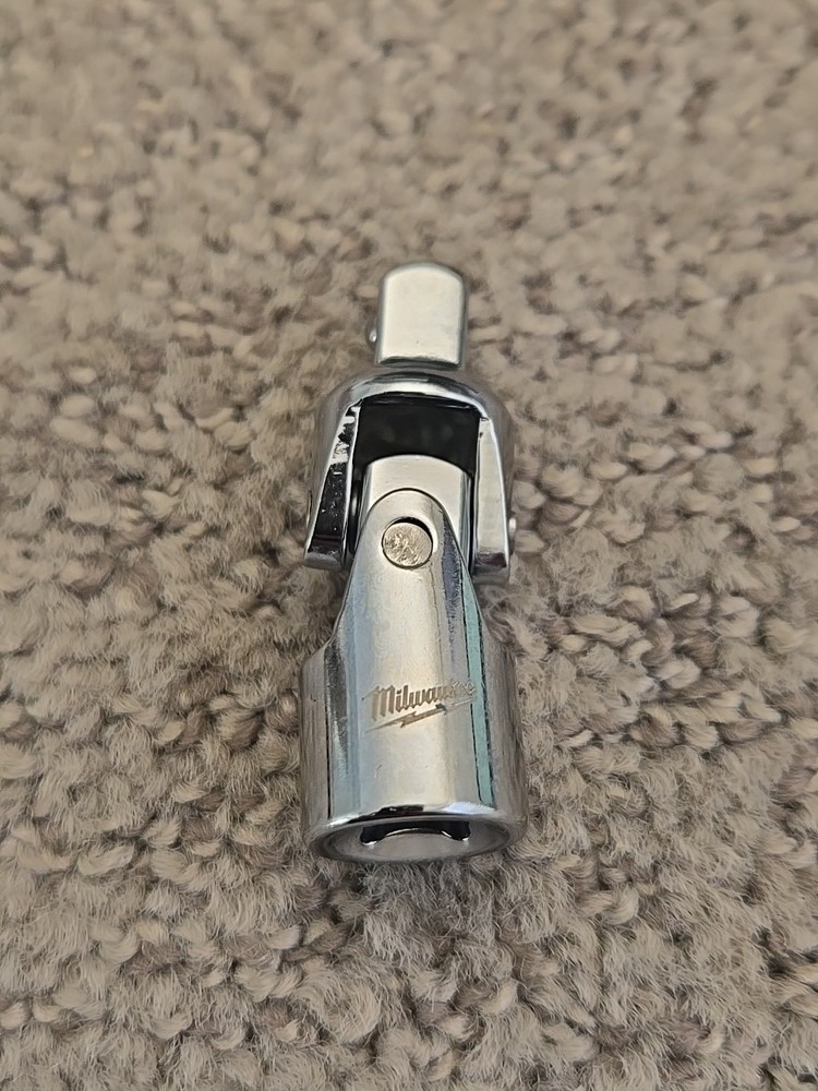 Milwaukee 1/4" Drive Universal Joint Chrome Finish New