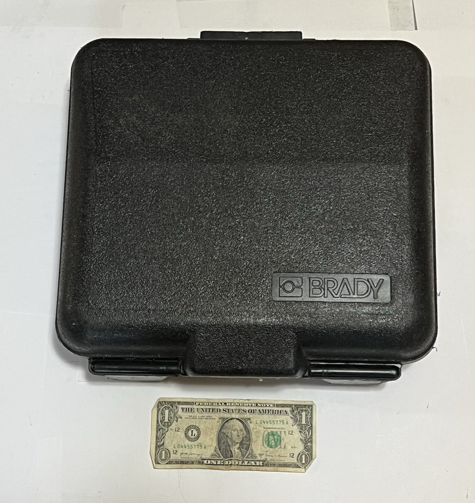 Brady ID Pro Plus Wire Marker Printer Set Mobile with case Dead Batteries