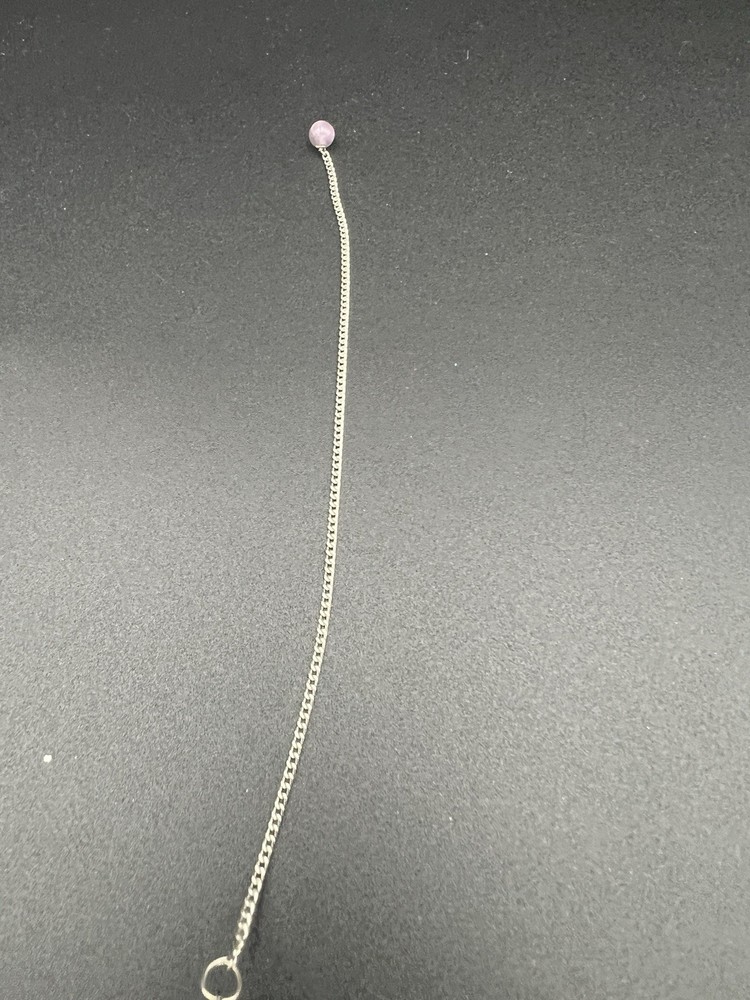 Amethyst Crystal Pendulum Faceted Point Healing Divination Dowsing Tool