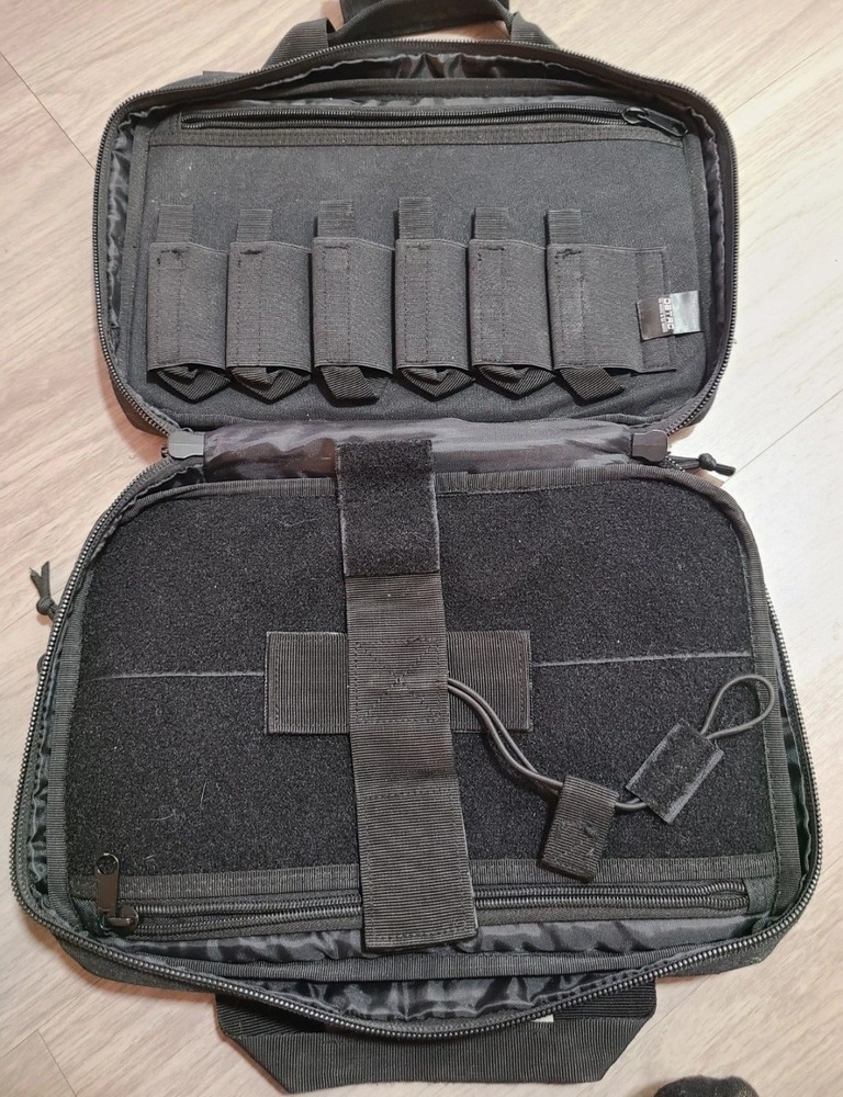 DBTAC Tactical Gun Range Bag Ammo/Pistol Compatible Small