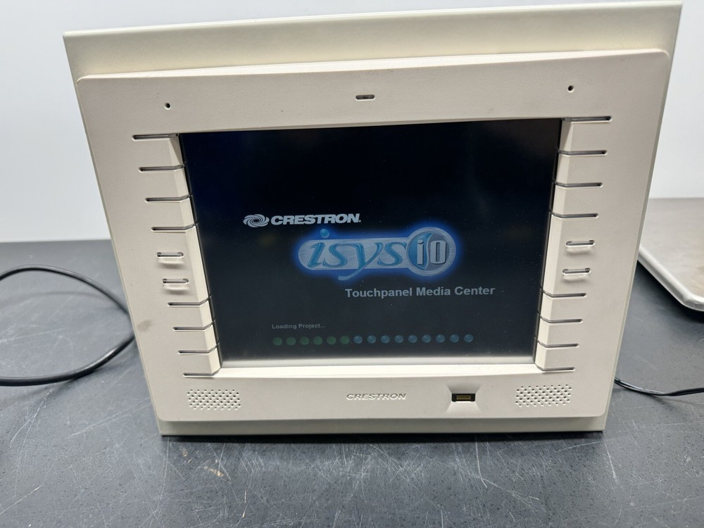 CRESTRON TPMC-8L (WHITE) TOUCH PANEL Working Condition (no Ac Adapter). G-31