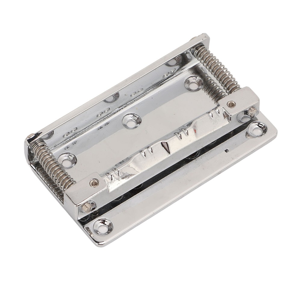 8 String Saddle Bridge Metal Glossy Finish Mandolin Bridge For Stringed