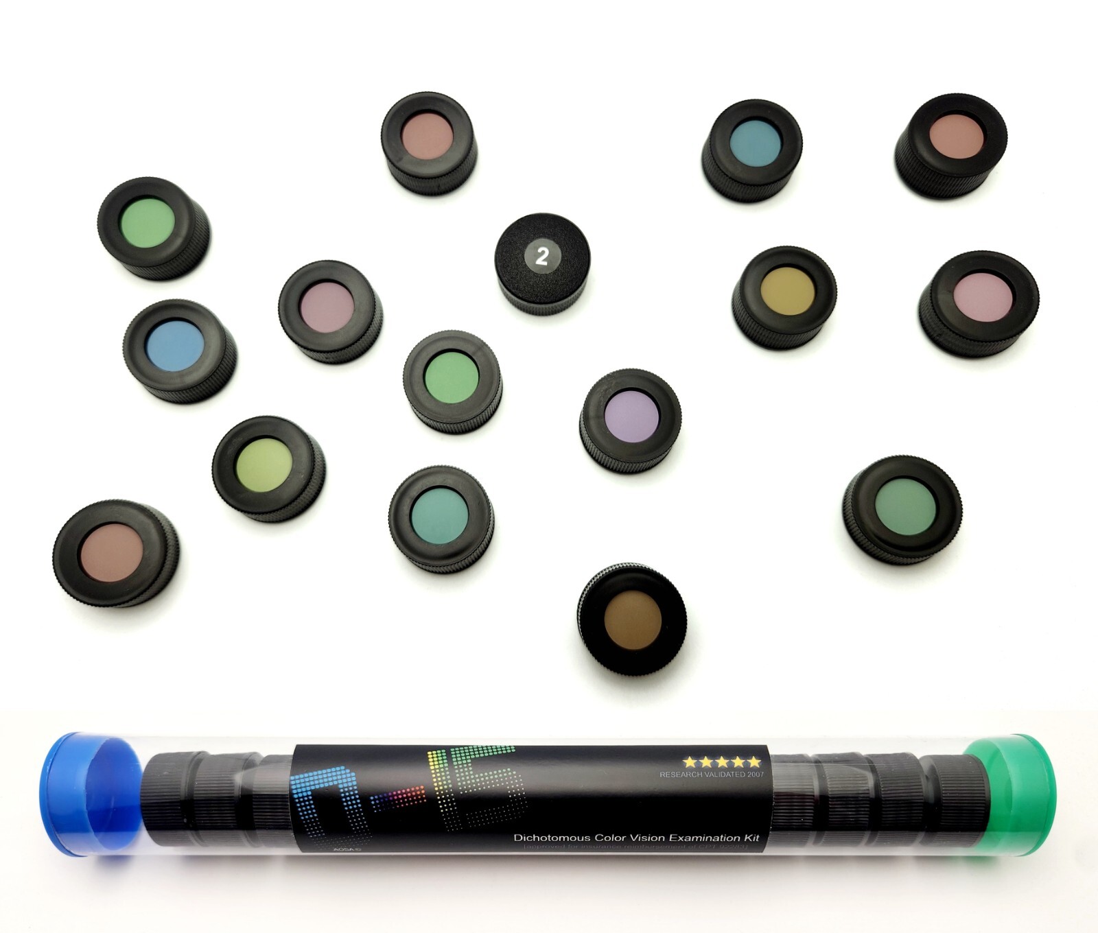 Farnsworth Munsell D-15 Color Vision Test. Includes test sheet, & manual. NEW!