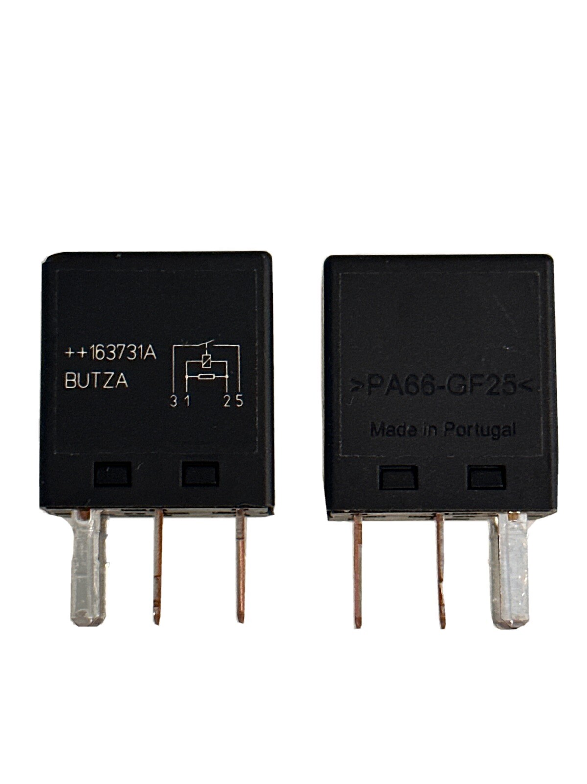 2x Ford FoMoCo HI PWR Black Relays HU5T-14B192-GA