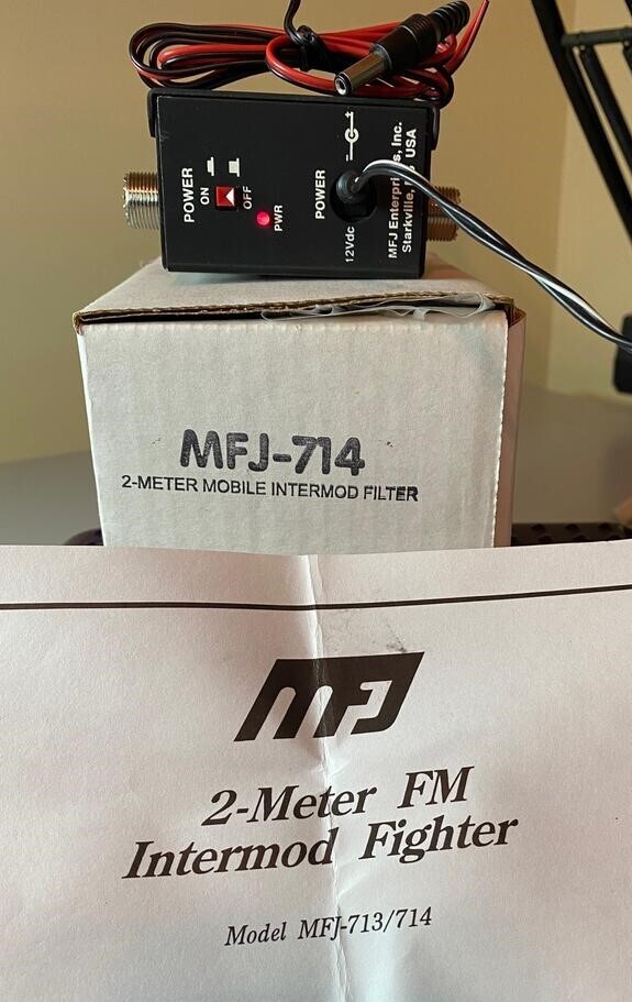 MFJ-714 2- METER MOBILE INTERMOD FILTER 50 WATTS