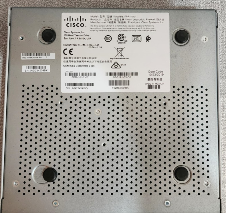 Cisco Firepower 1000 Series 1140 Network Security Firewall Appliance...