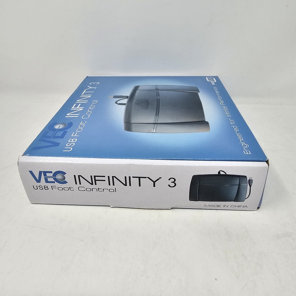 VEC Infinity 3 USB Foot Pedal Control | Transcription Stenography Dictation