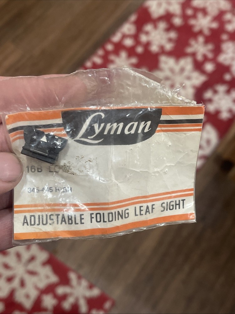 Lyman 16B Adjustable Folding Leaf Sight