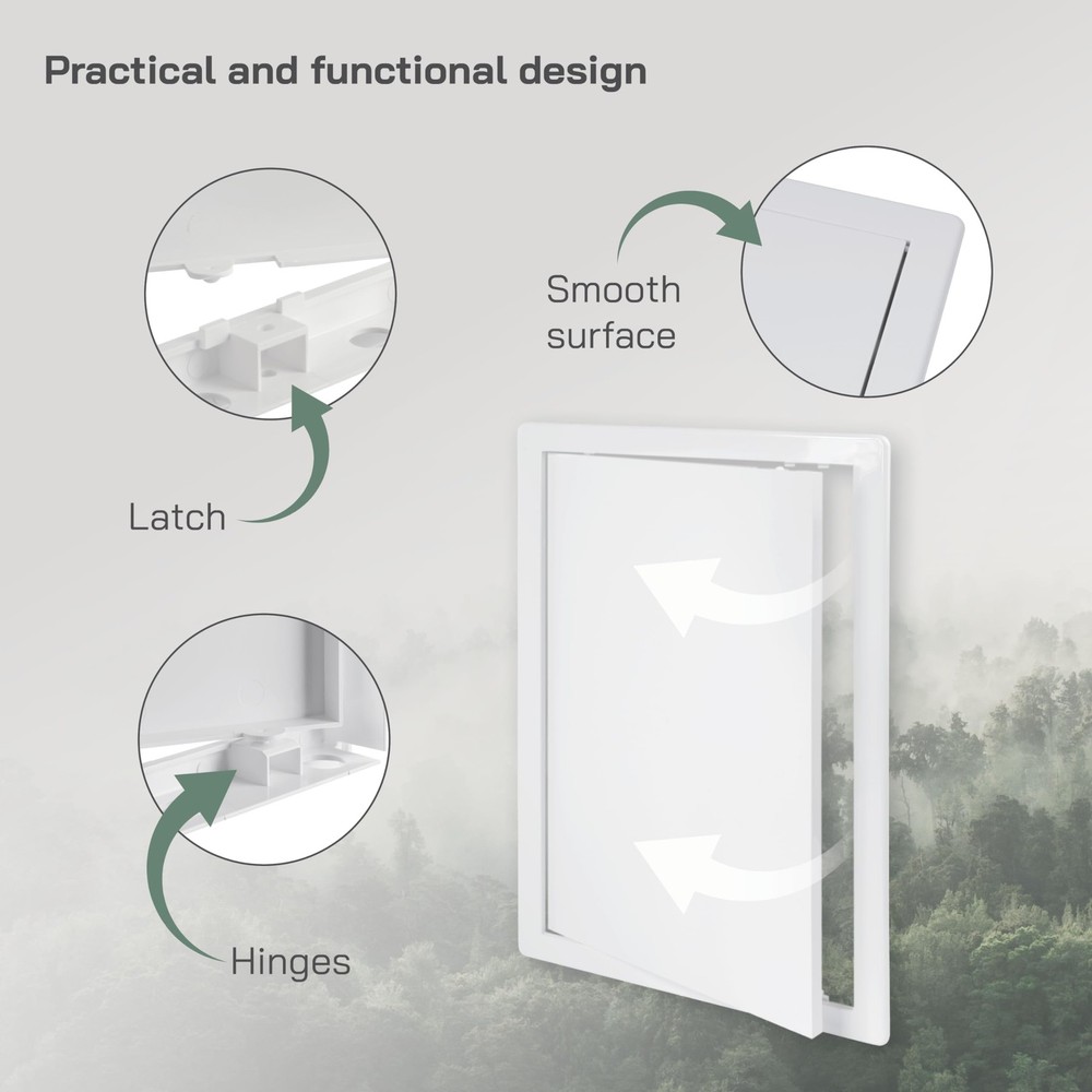 10x16 Access Panel - Easy Access Doors - ABS Plastic - Access Panel for Drywa