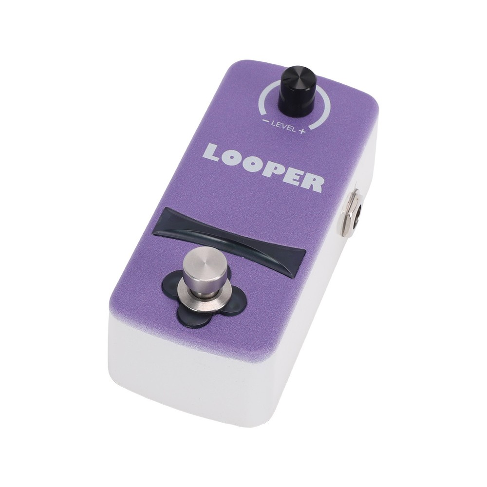 Mini Guitar Looper Pedal Single Switch Control 12-Minute Recording Smart Memory