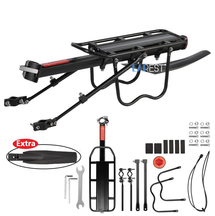 Rear Bike Rack Bicycle Cargo Rack Luggage Carrier Holder Seat Frame Pannier