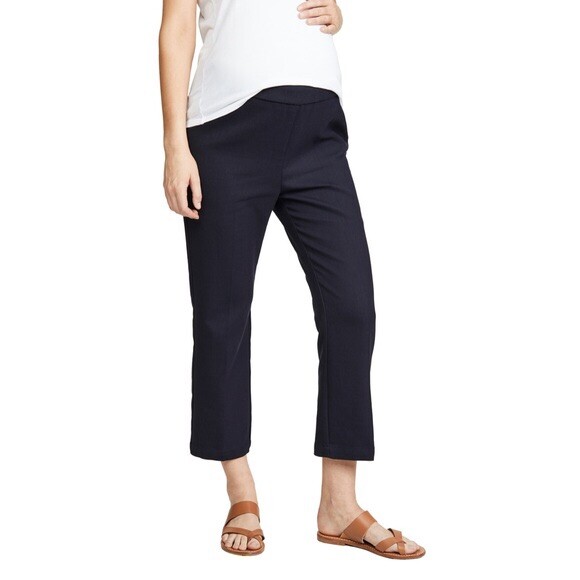 Hatch Maternity Women’s THE LYRIC PANT Midnight Cotton Blend Size 2 (M/8-10) NEW