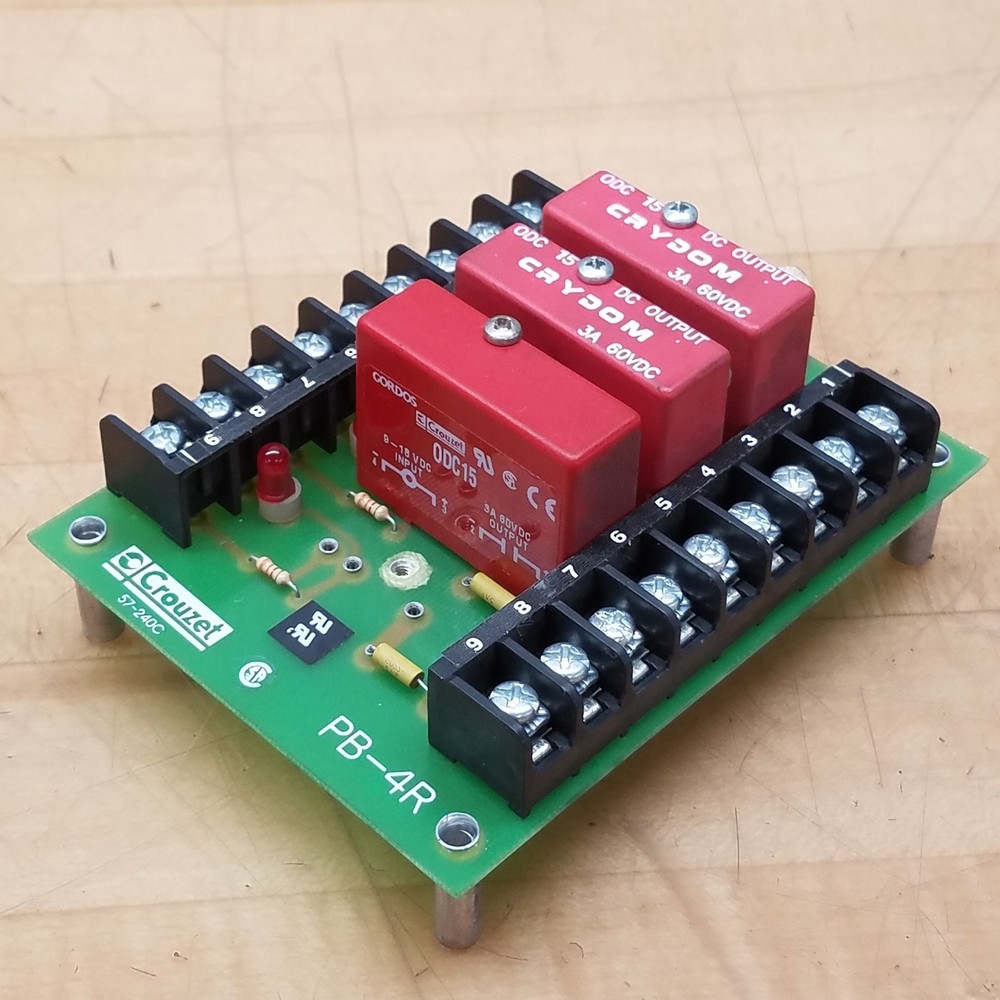 Crouzet PB-4R, ODC-15 Crydom Module Circuit Board - USED
