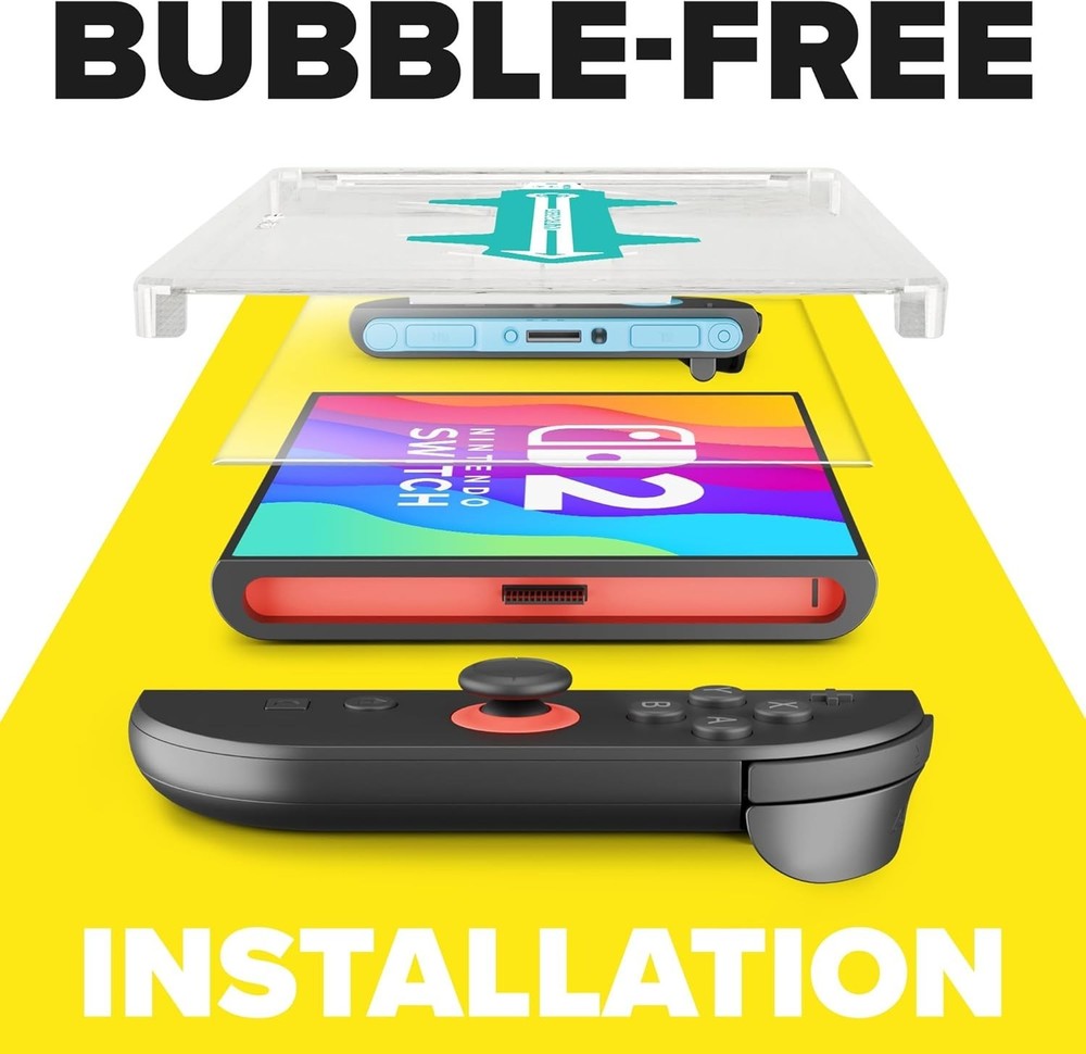 FlexiSchutz® Screen Protector Compatible with Nintendo Switch 2 [2-Pack]