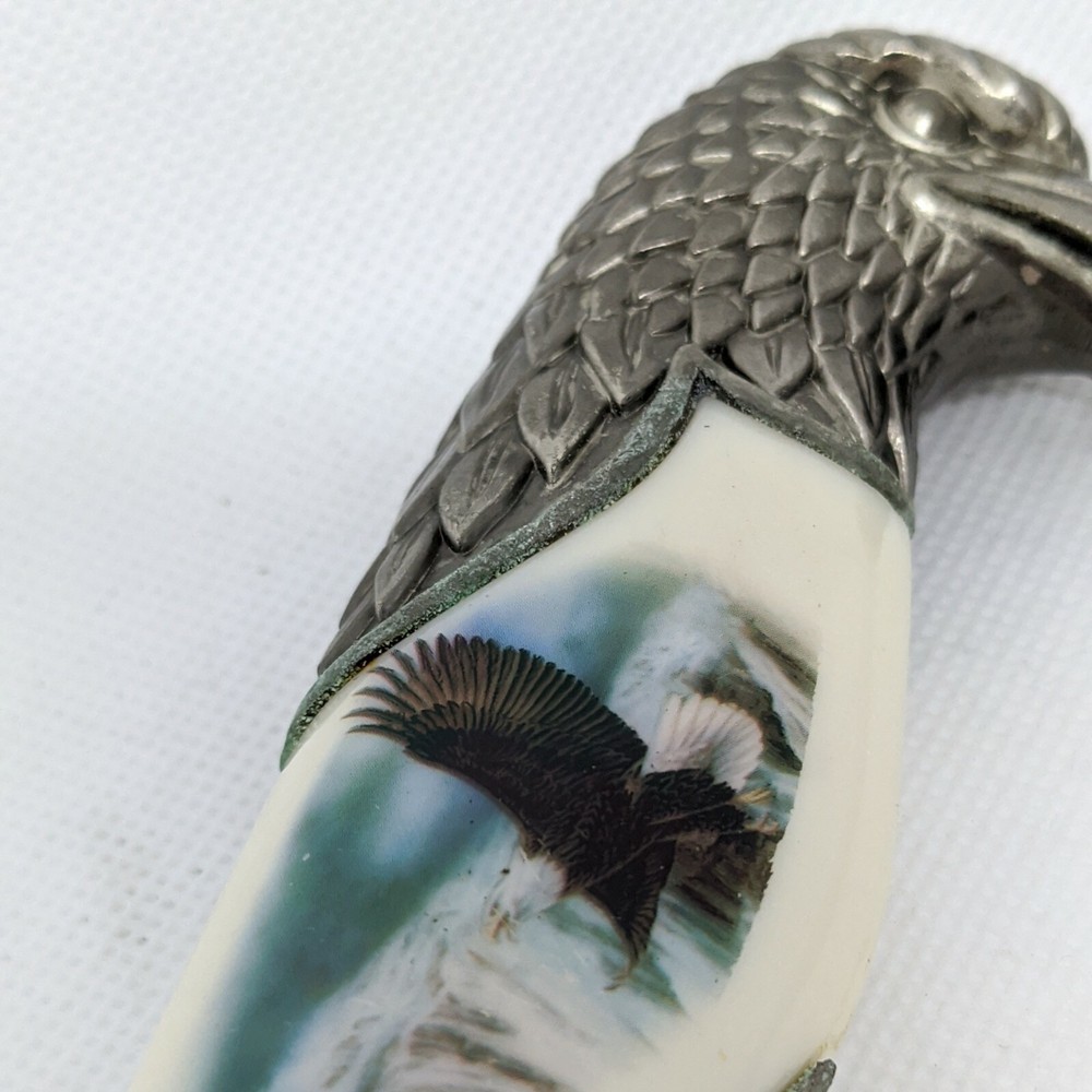 13" HUNTER COLLECTORS EAGLE DAGGER Fixed Blade Knife (Sheath is Plastic) #408