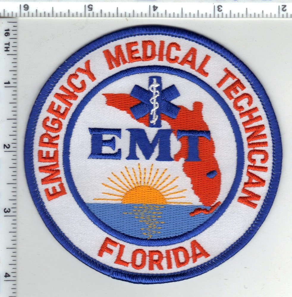 Florida Emergency Medical Technician Shoulder Patch 1980's issue