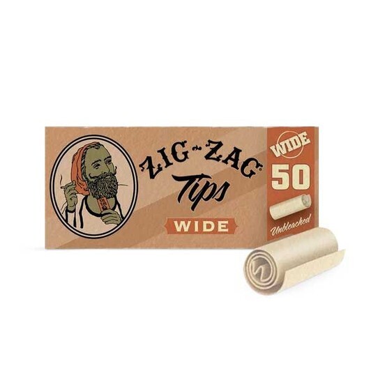 😎X10 ZIG ZAG TIPS WIDE✨10 PACKS👀