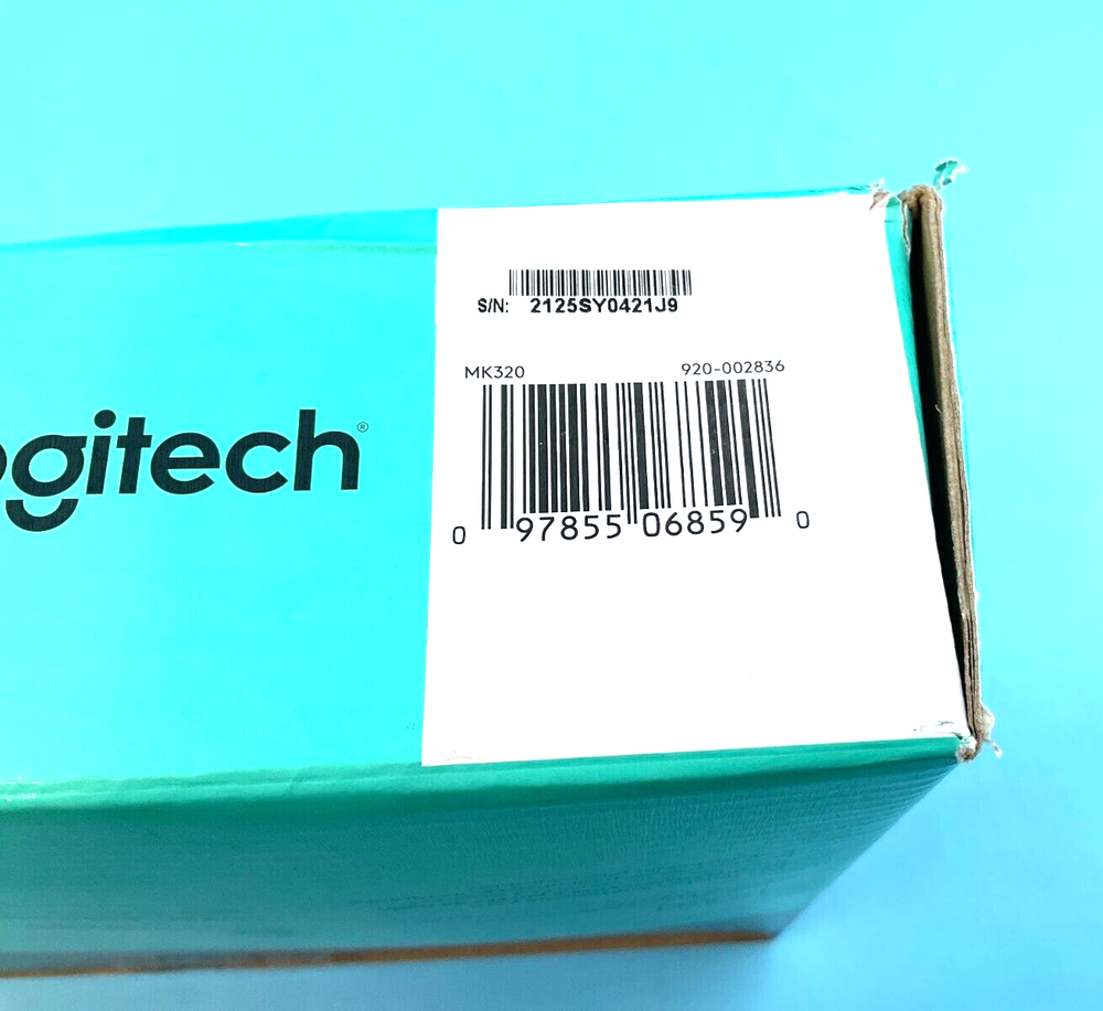 Logitech Desktop MK320 Wireless Keyboard & Mouse Black 920-002836 ❤️✅❤️✅