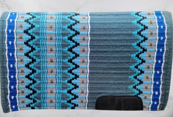 western Show wool saddle blanket Oversized 34*42