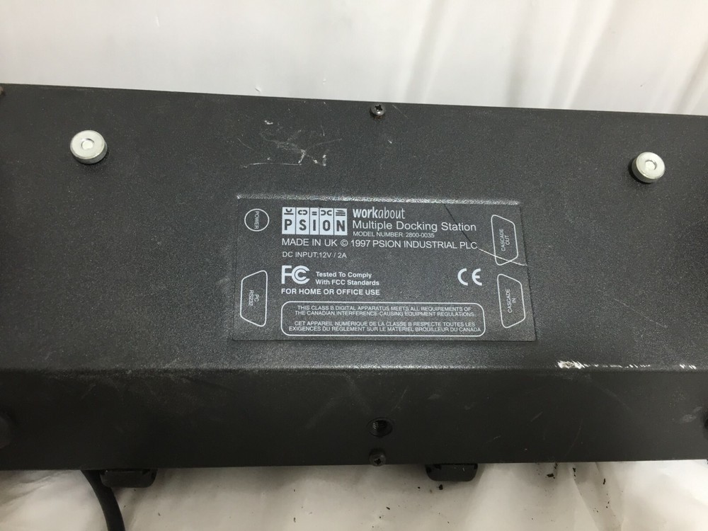 PSION MODEL: 2800-0035 WORKABOUT MULTIPLE DOCKING STATION W/ POWER CABLE