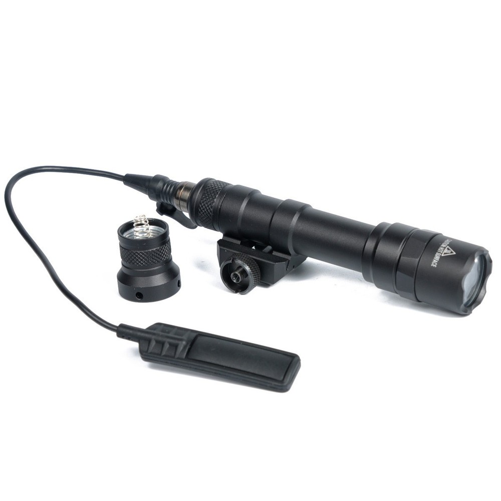 for M600B Weapon Light LED Flashlight with Remote Pressure Switch + Batteries