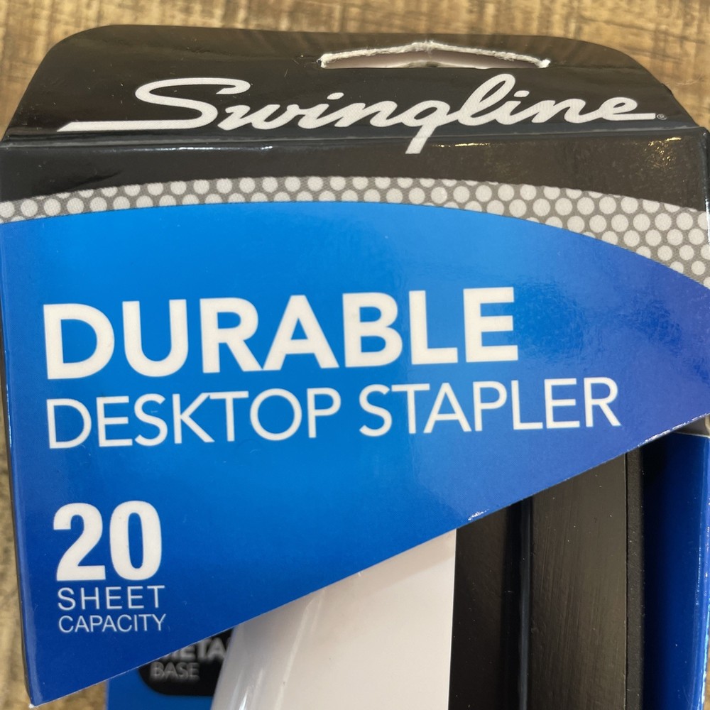 Swing-line Durable Desktop Standard Stapler White New 7” Long