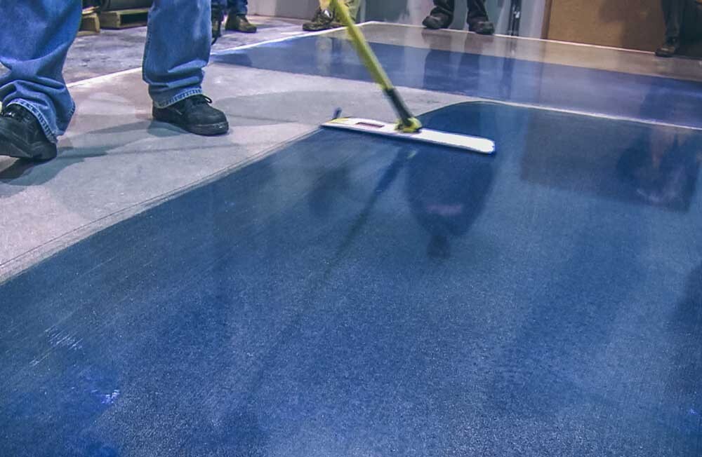 PROSOCO GemTone Stain | Translucent Color Interior Concrete Floor LIGHT ROAST