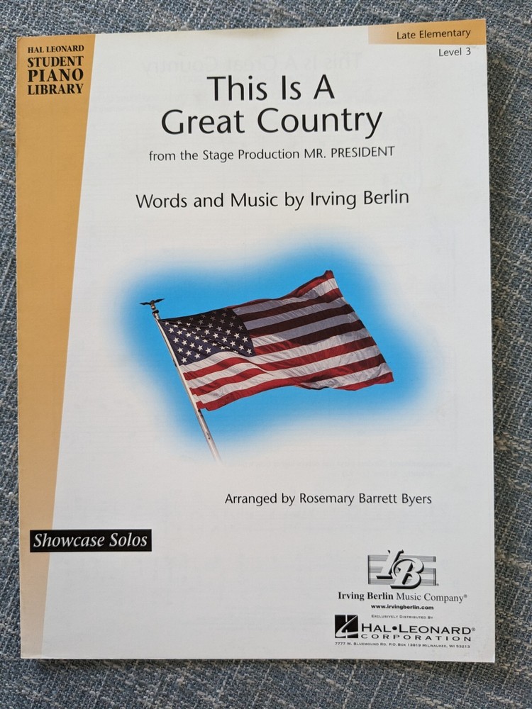 This Is A Great Country Late Elementary Level 3