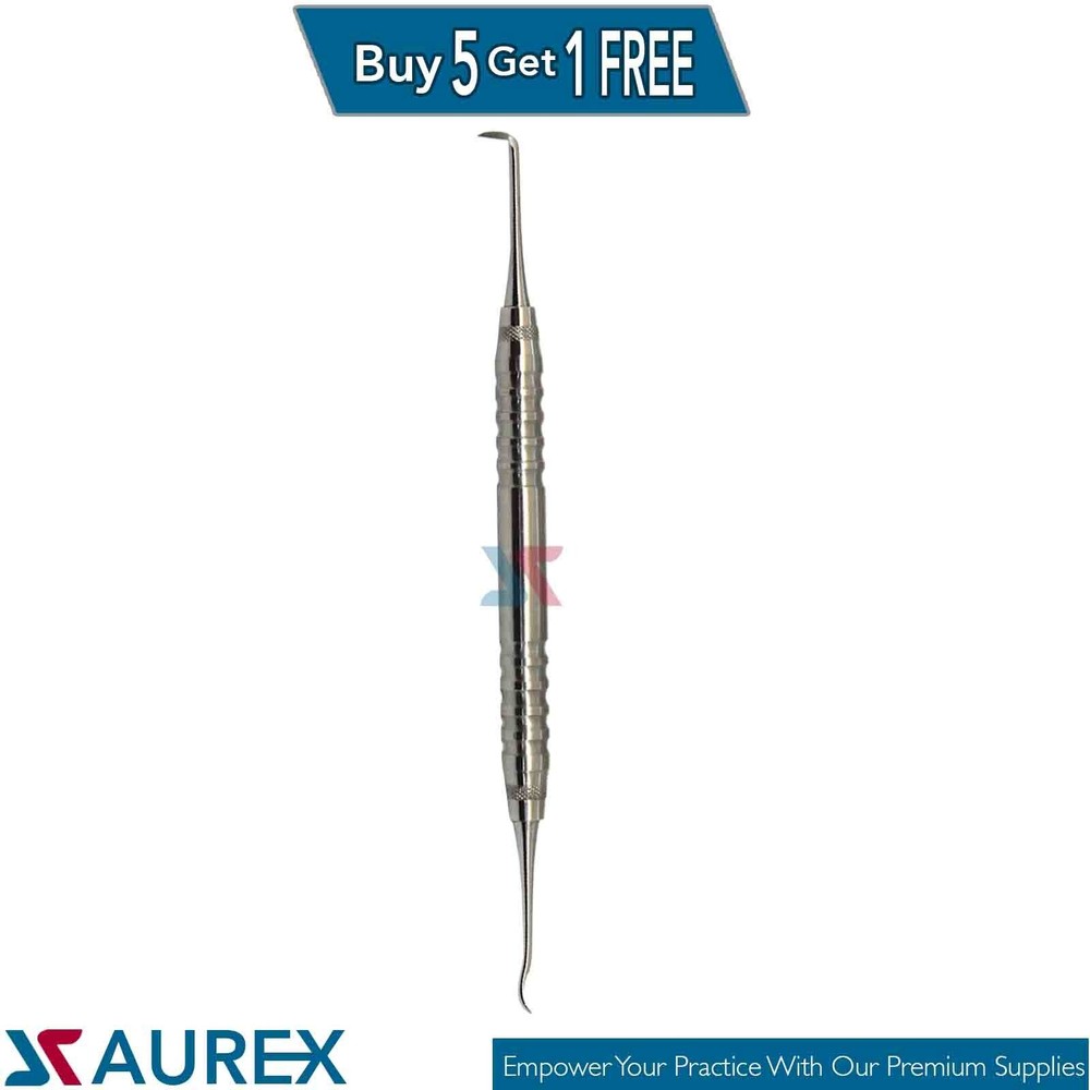 Mitchell Elevator & Trimmer Double Ended, Hook/Spoon Ends Dental Extraction Tool