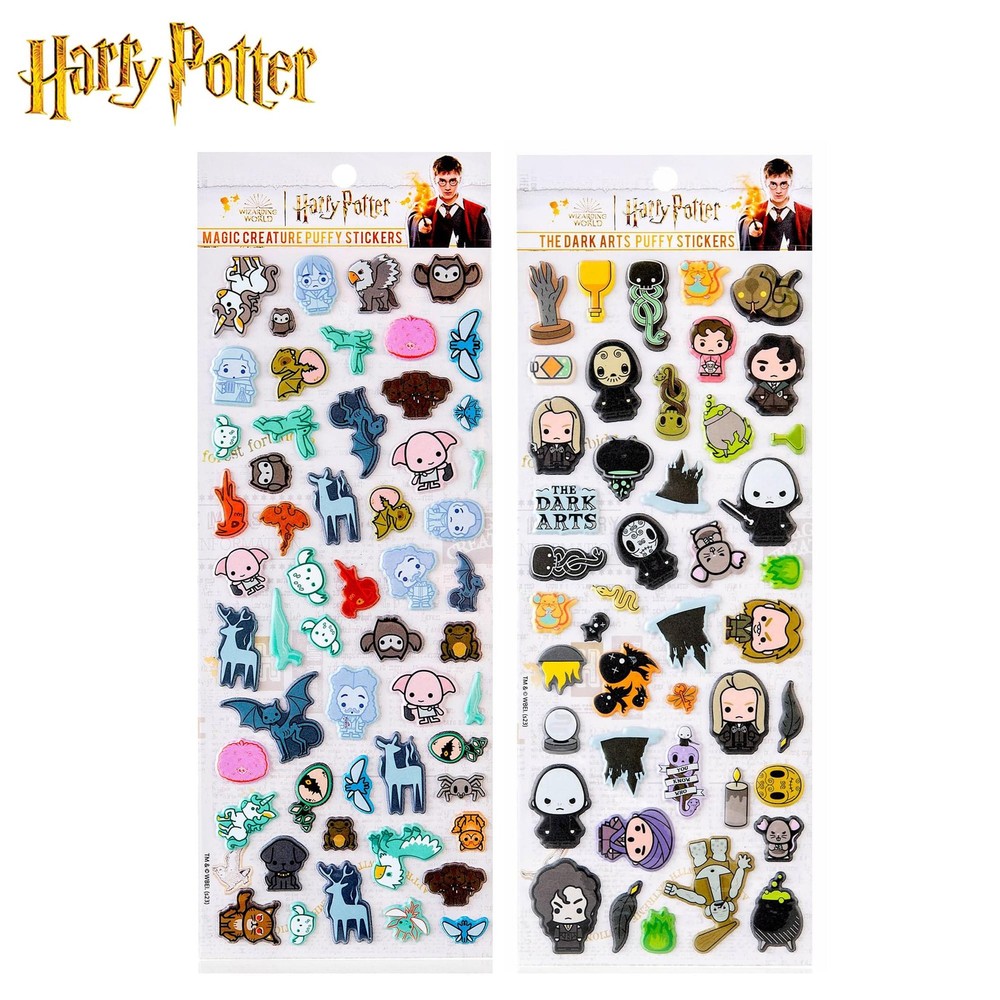 Harry Potter Chibi Puffy Sticker Sheets | 4-Pack